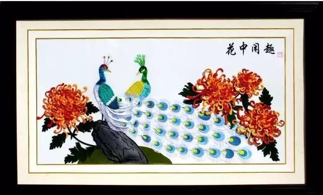 山西非物质文化遗产_陵川布贴画