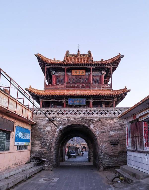 山西省天镇县新平堡玉皇阁高清图，427年历史实拍图