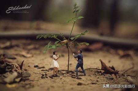大小人婚纱照怎么拍-大小眼怎么拍婚纱照