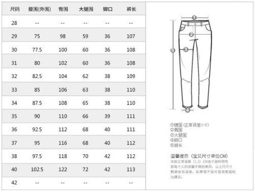 尺码中T1 是什么意思