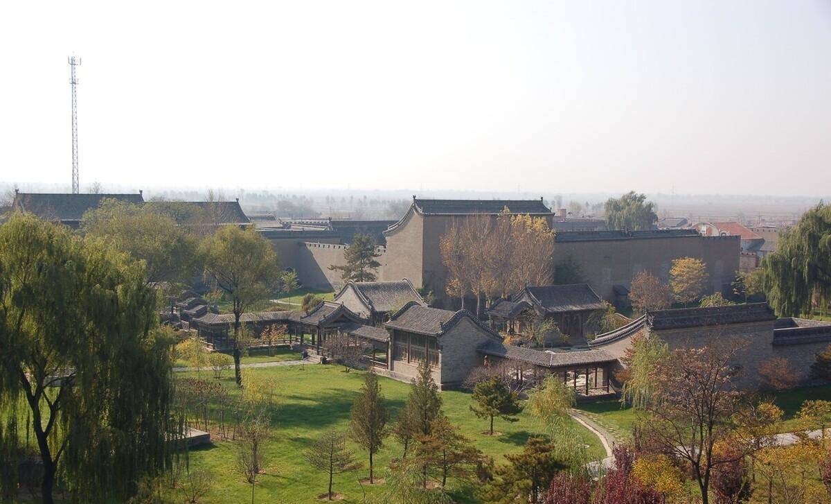 山西车辋村,像车轮子一样的村落