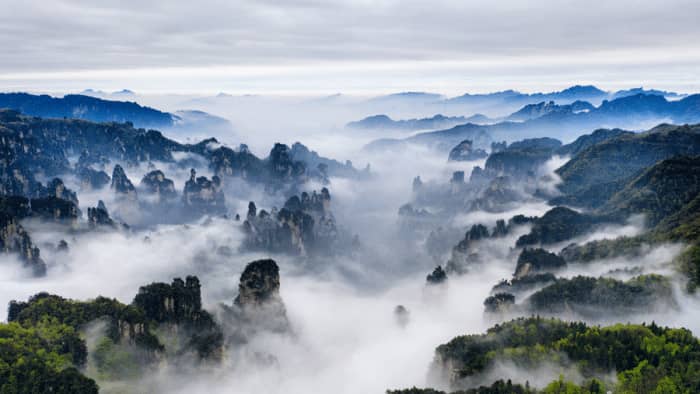 张家界六天自由行旅游攻略指南-张家界景点游玩路线介绍