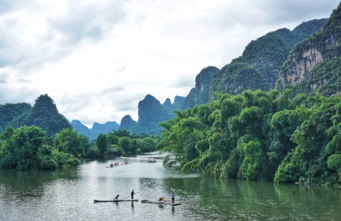关于桂林阳朔遇龙河畔电动车骑行路线攻略-看完就来桂林旅游吧