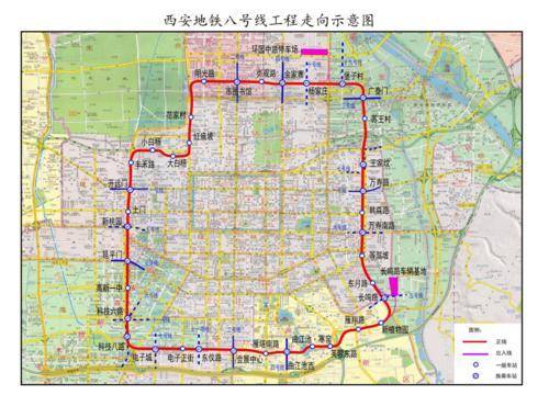 西安新建地铁，途径5个区，预计在2025年建成通车