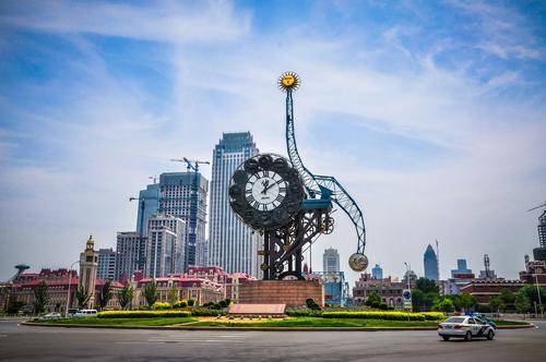 天津地标性建筑世纪钟，历史悠久中西交融