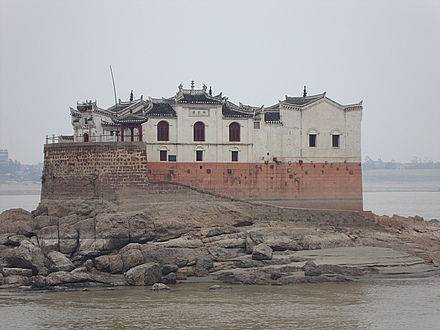 鄂州最强钉子户，建于江中数百年