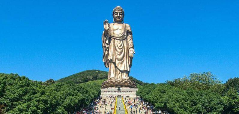 无锡灵山景区介绍，世界上最大的露天青铜释迦摩尼立像