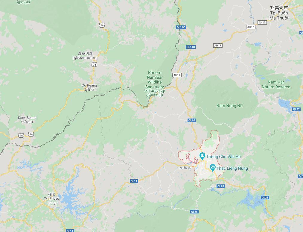 越南得农省嘉义市规模相当于中国县城